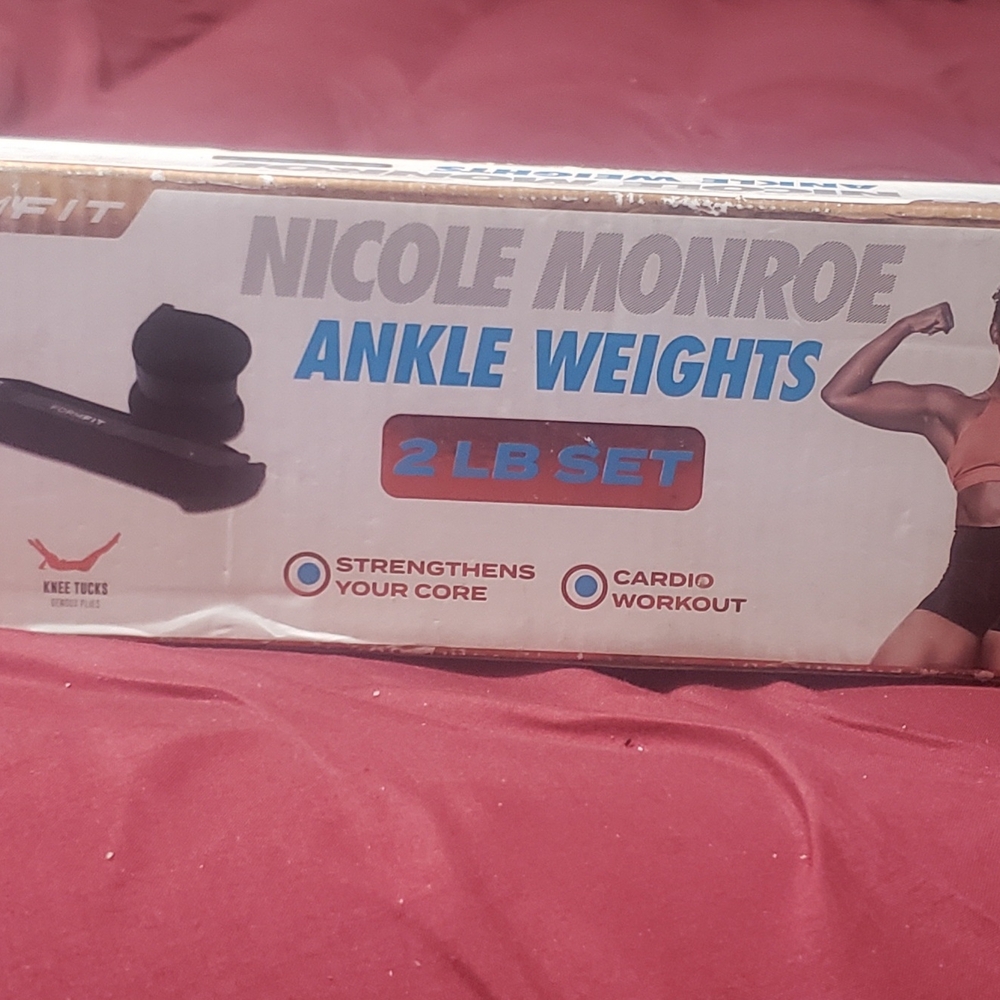 Black Ankle Weights 2 lb Set